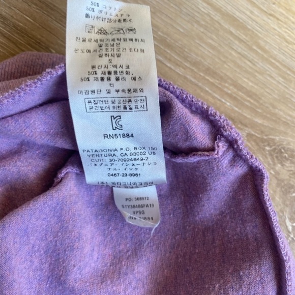 Patagonia Women's Long-Sleeved teeshirt Camp I.D. Responsibili-Tee Star Gazer - Picture 7 of 12